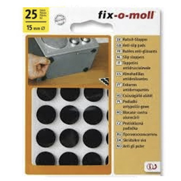 Fix-O-Moll FM58-08 Anti Slide Pad BLACK Diameter 15MM